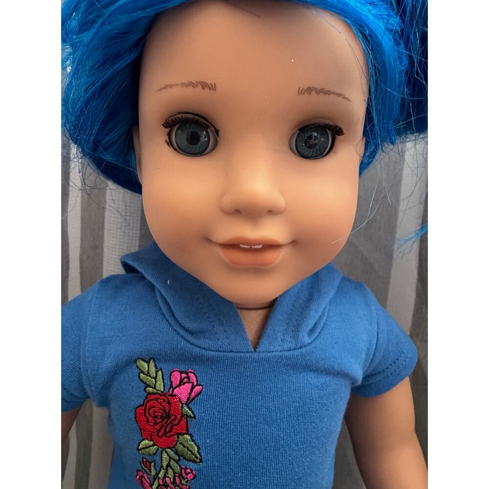 Retired 2017 AMERICAN GIRL TRULY ME 18" DOLL #90 STREET CHIC GRAFFITI - Picture 3 of 7